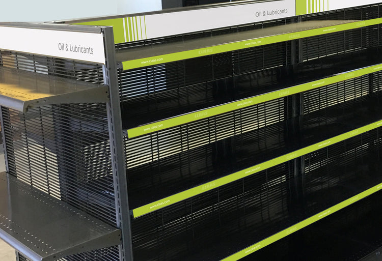 CLAAS Retail Fixture Signage