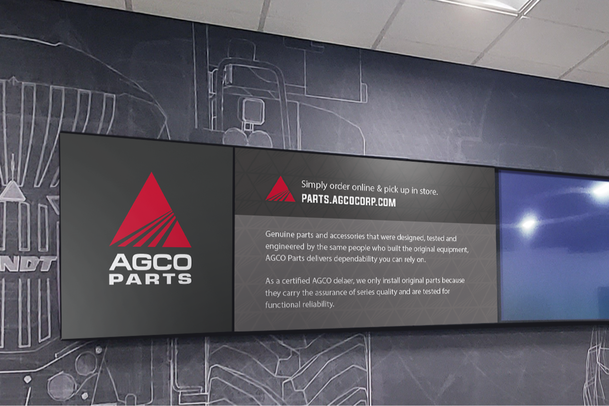Parts Policy Panels (Triptych): AGCO Branded