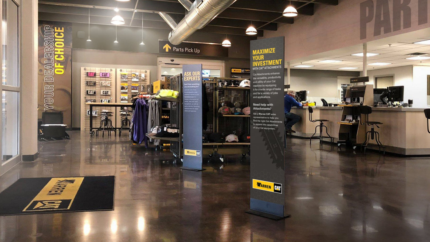 SEG Stanchion Sign