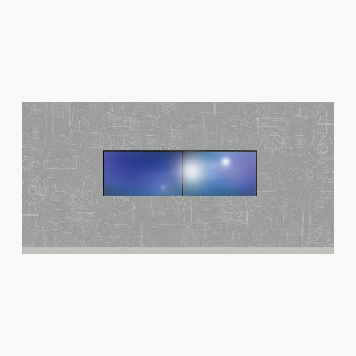 CLAAS Technical Drawing Mural