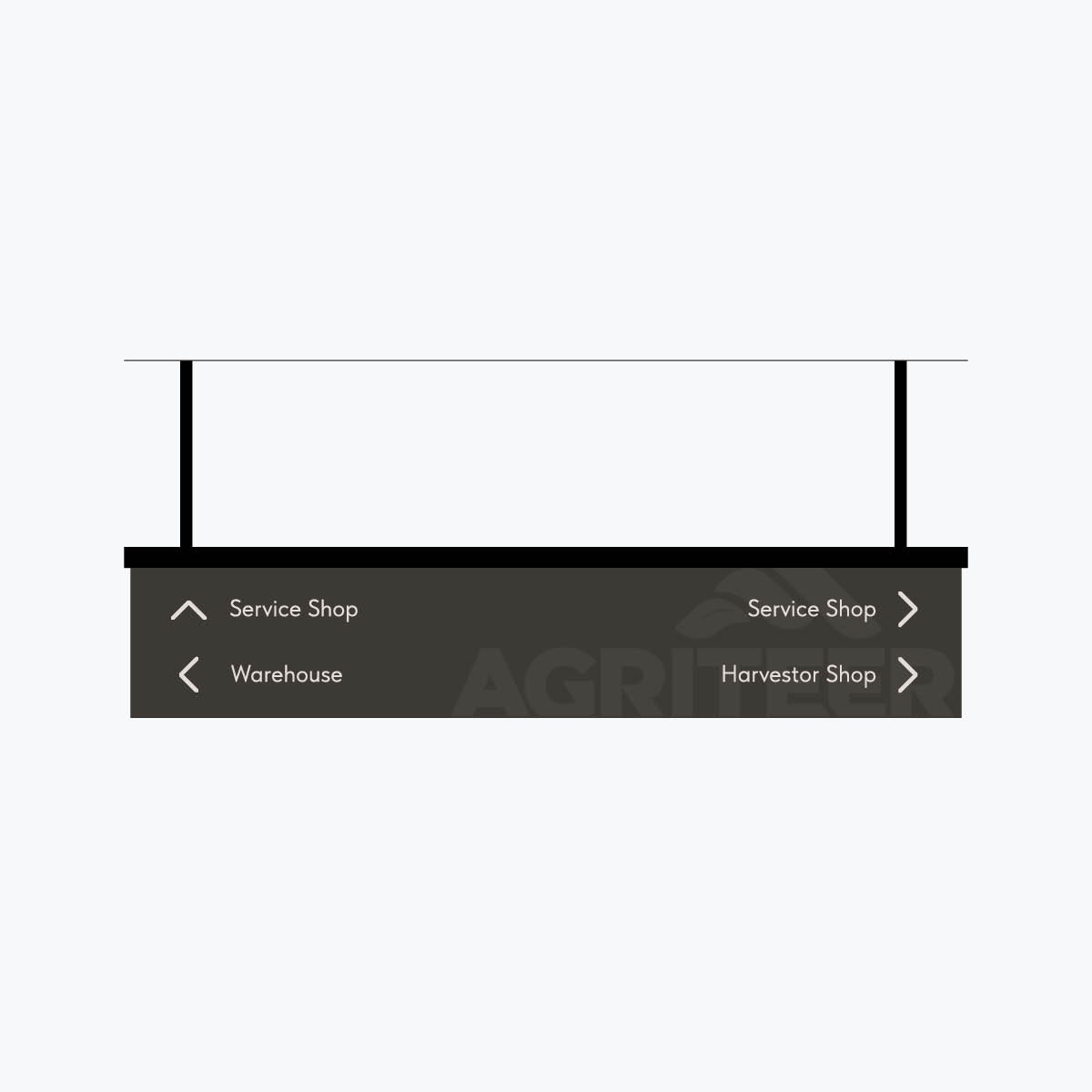 Ceiling Directional Blades: CAT Branded