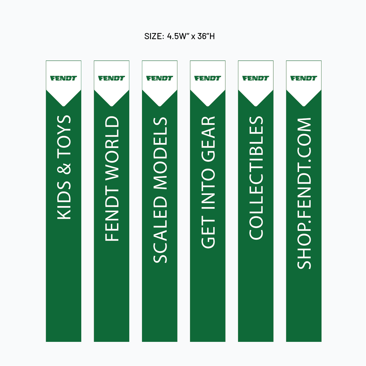 Fendt Promotional Wing Blade Signage