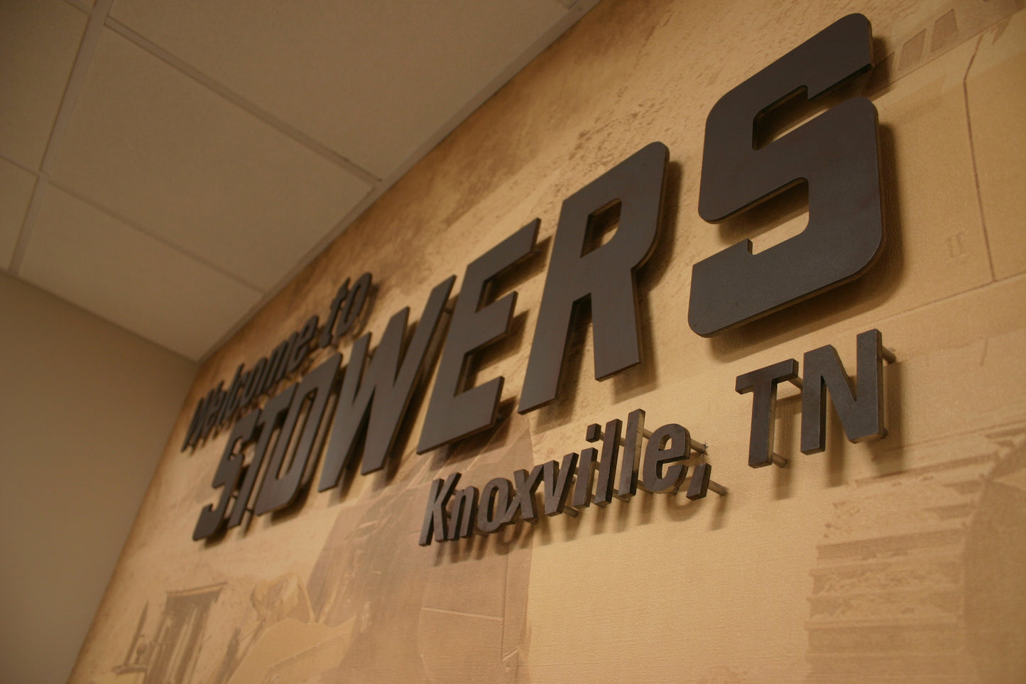 Raw Steel Lettering