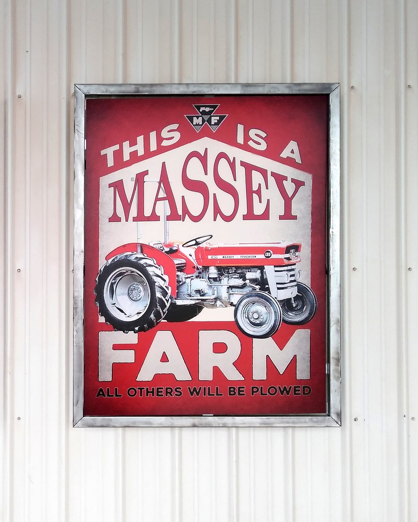 This Is A Massey Farm Metal Sign