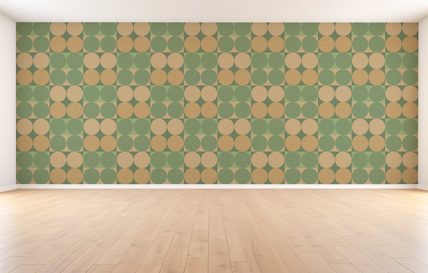 Geometric Crop Circles Mural