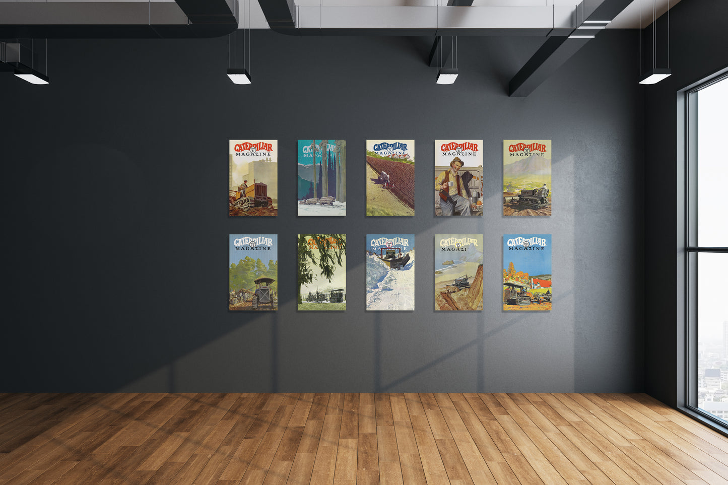 Caterpillar Magazine Wall Art – Complete Set – Issues 1-10