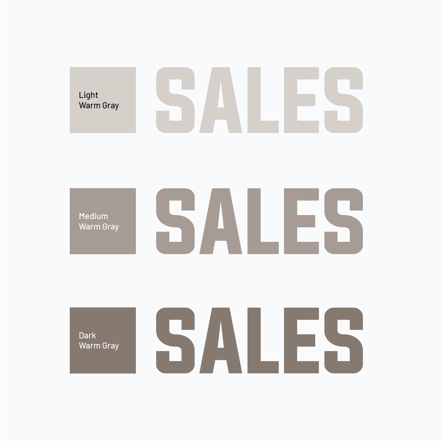 Sales Dimensional Lettering