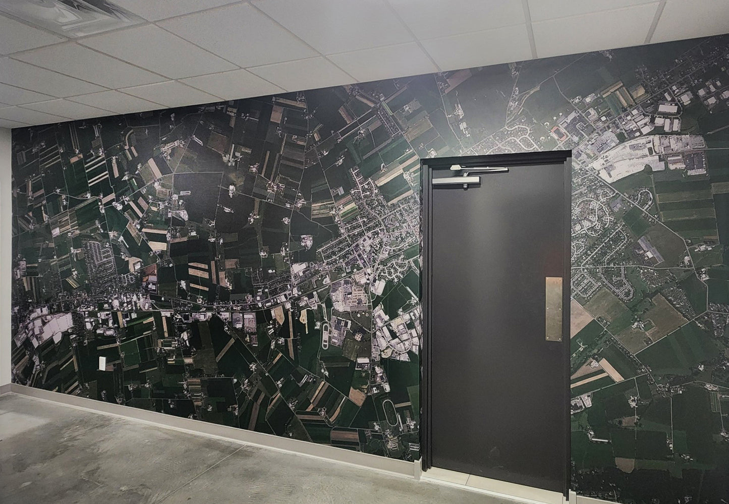 AGCO Satellite Farmland Mural (Custom)