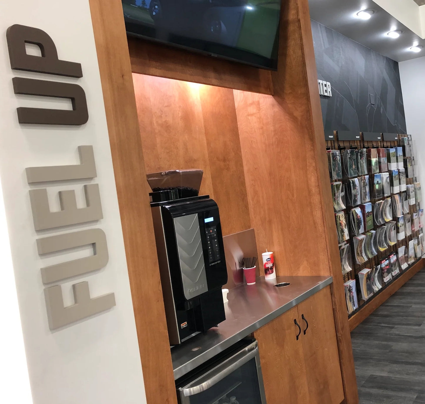 Fuel Up Dimensional Lettering