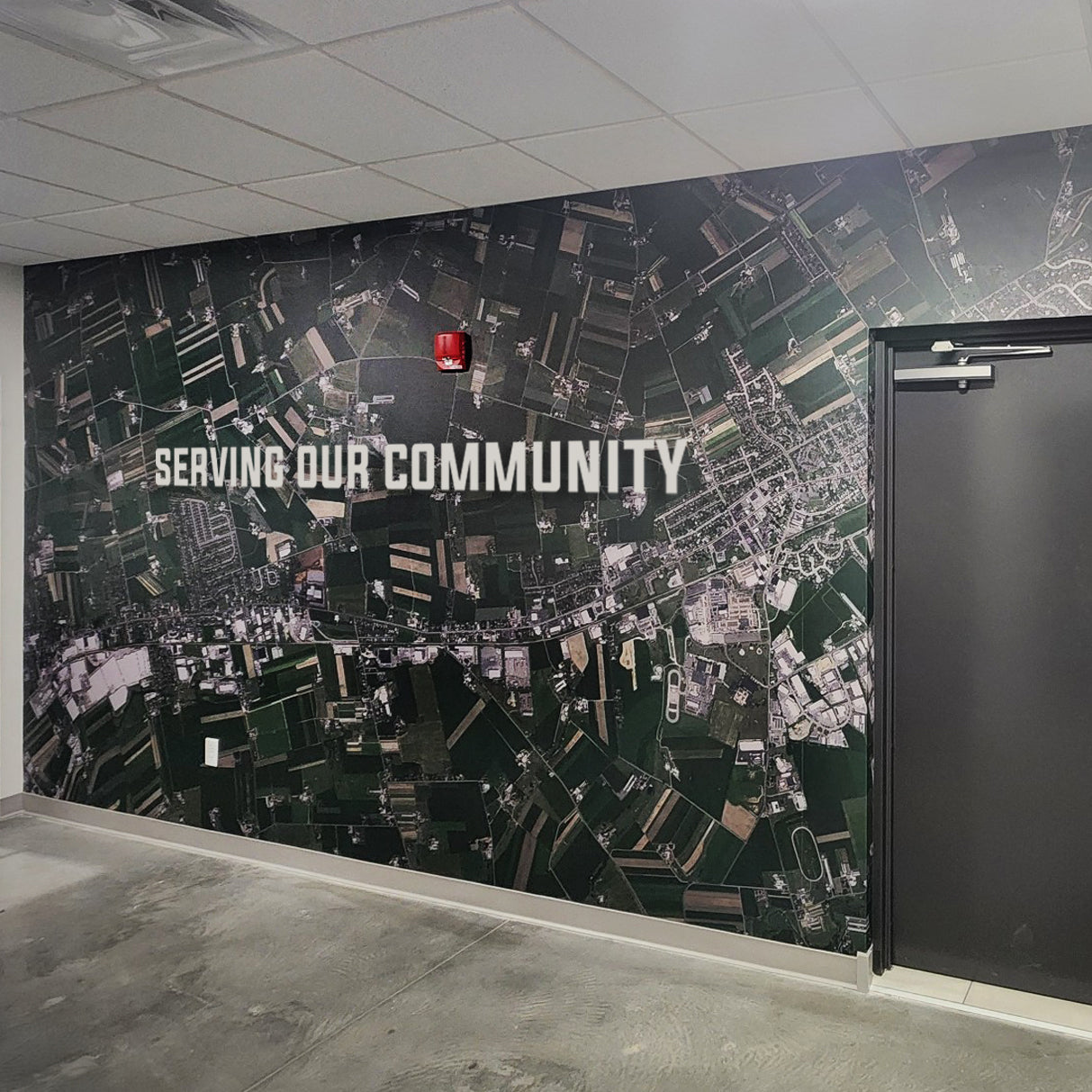 Serving Our Community Dimensional Lettering
