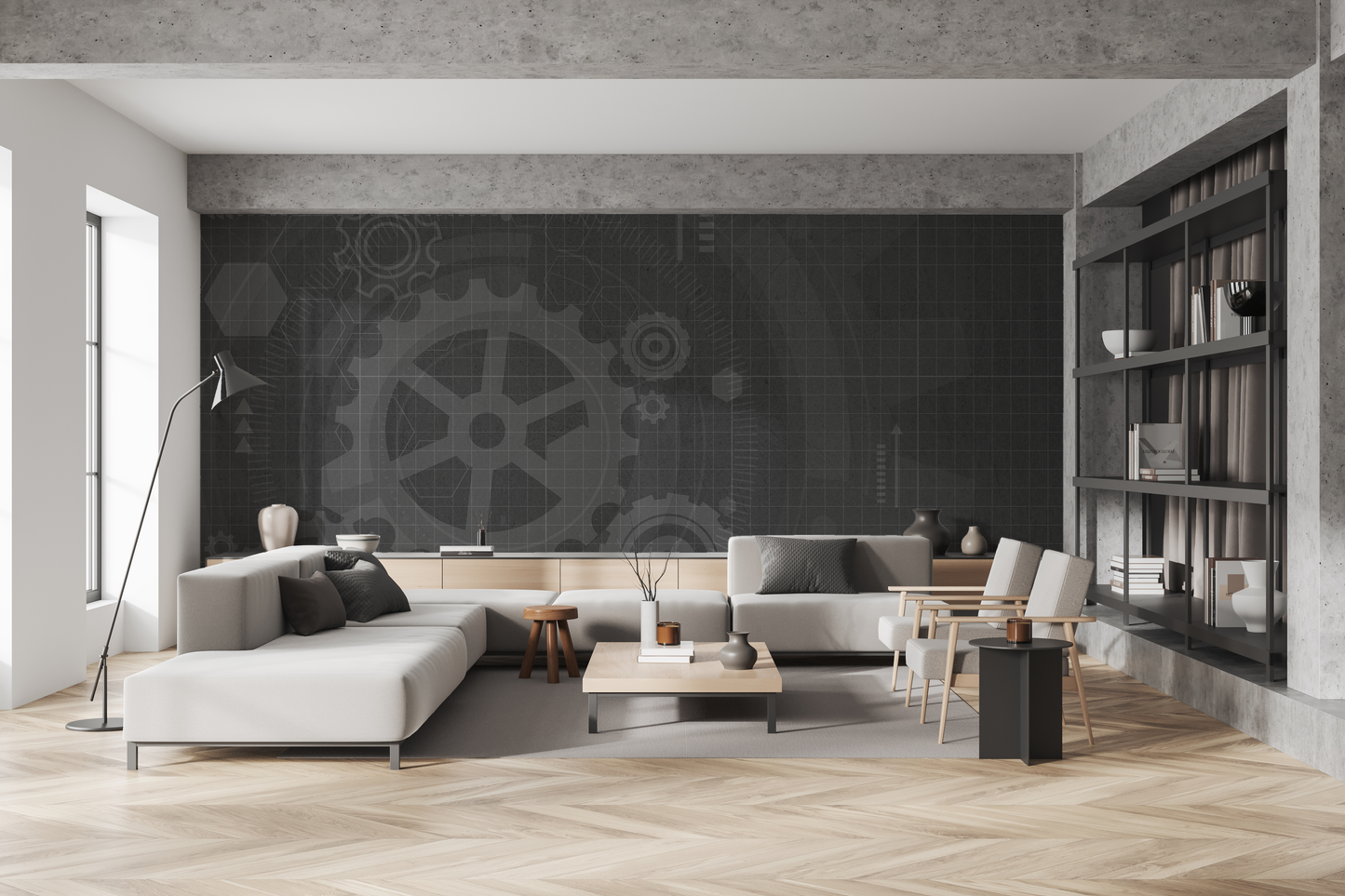 Gears & Sprockets Mural II