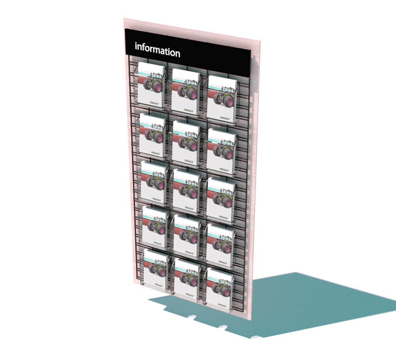 Wall Mounted Brochure Display