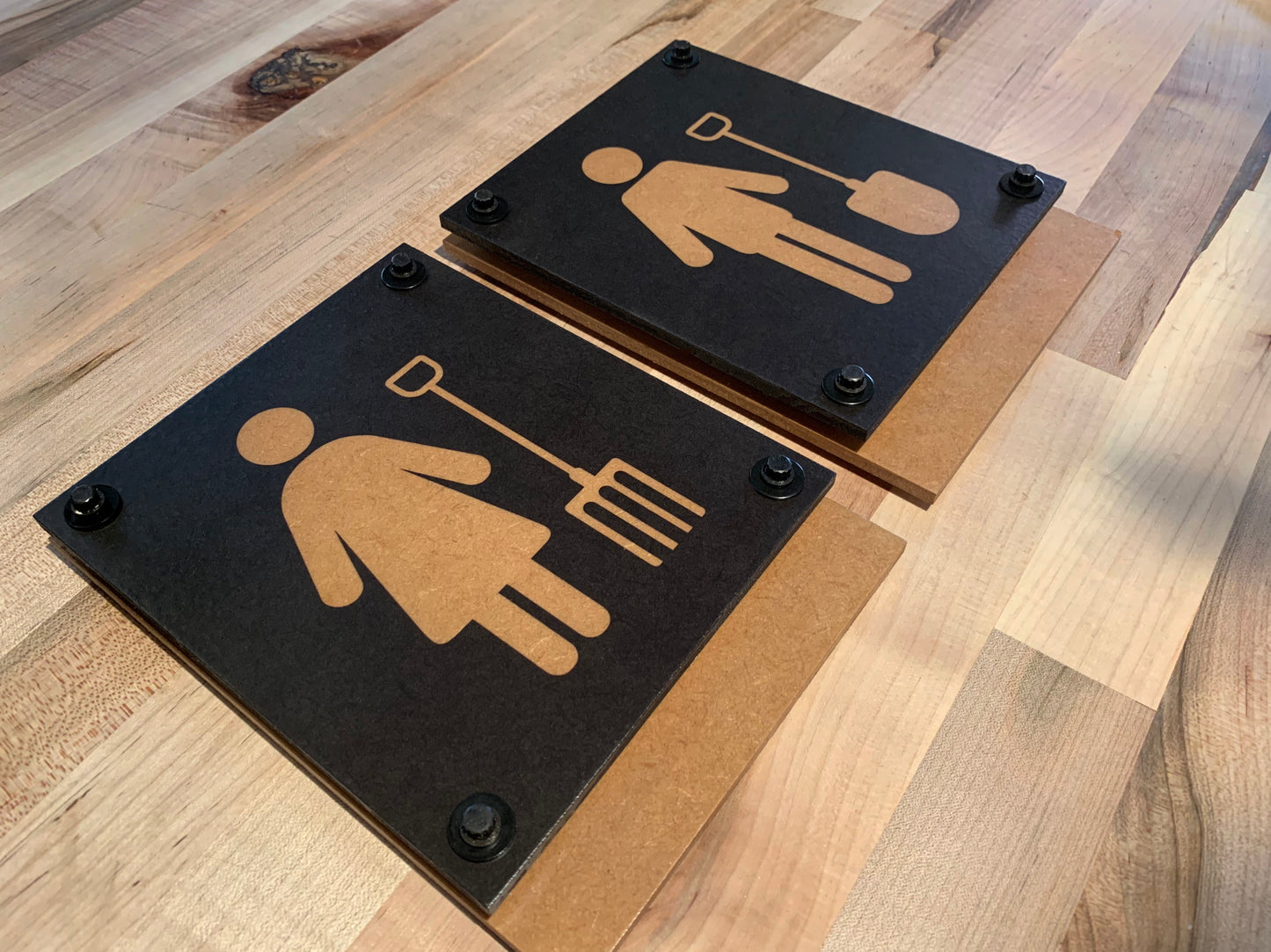 Farmer Restroom Placards