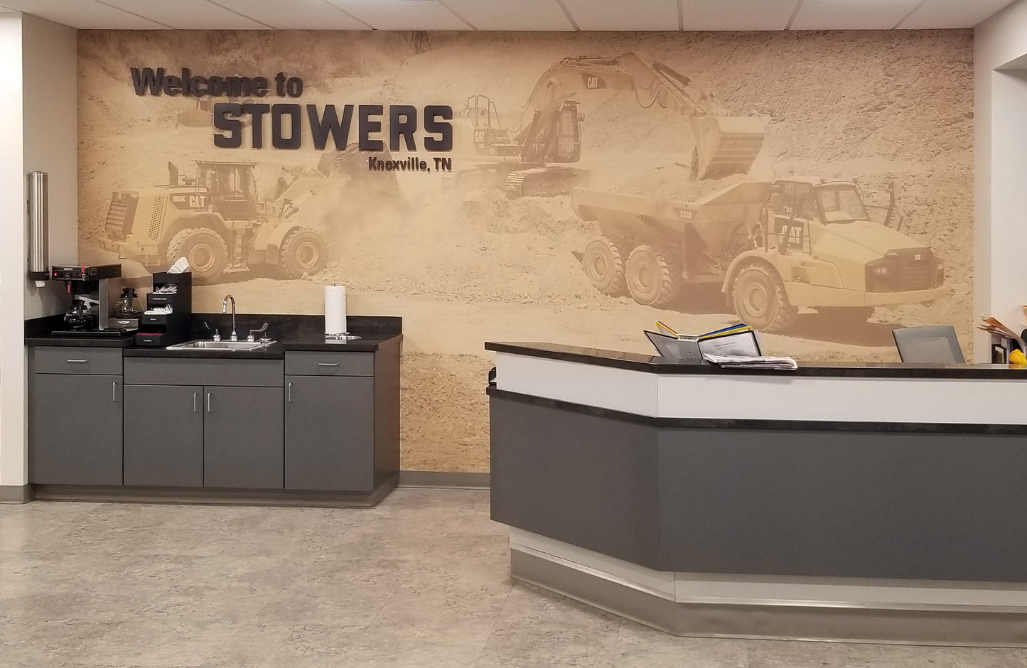 CAT Jobsite Mural