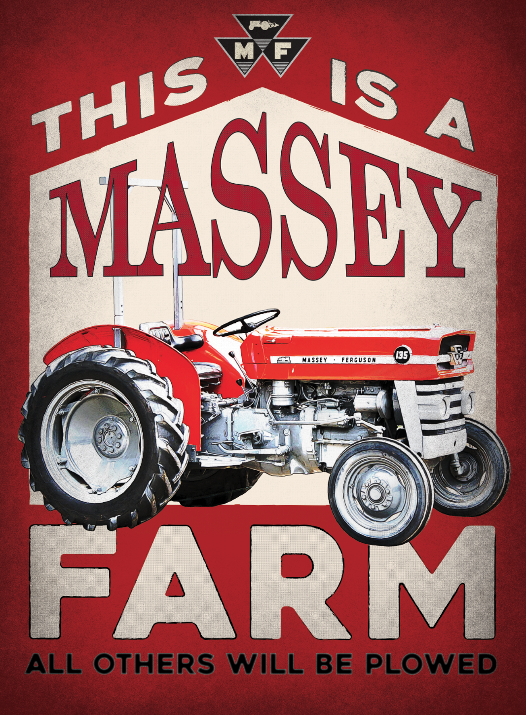 This Is A Massey Farm Metal Sign