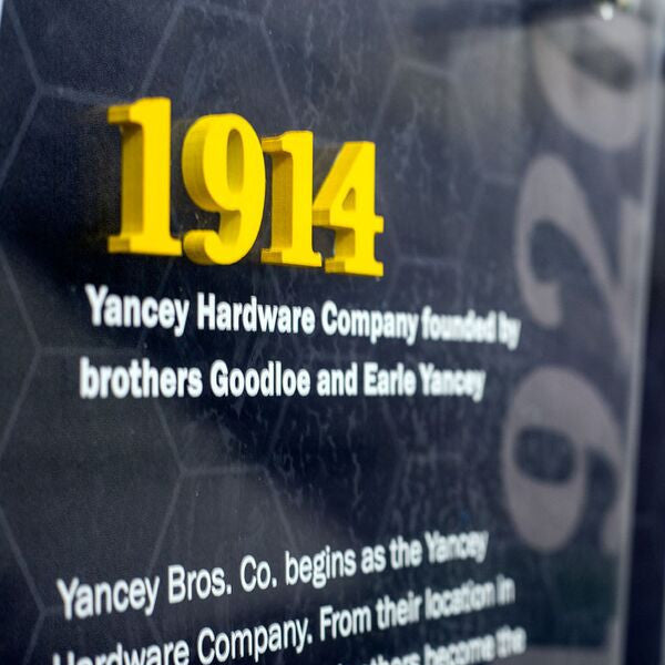 Dimensional PVC Lettering