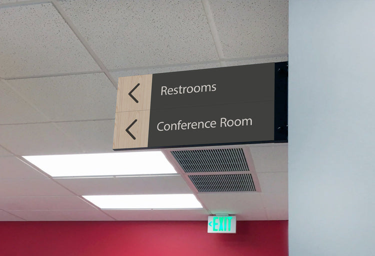 Wall Bracketed Wayfinding