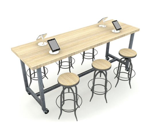Custom Steel Frame Tables