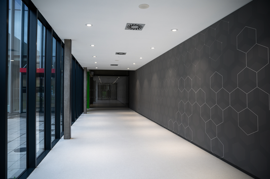 Hallway Hexagon Mural