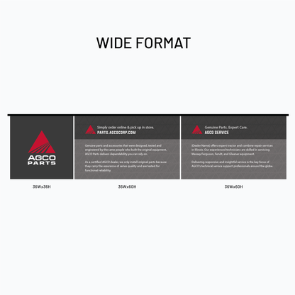 Parts Policy Panels (Triptych): AGCO Branded