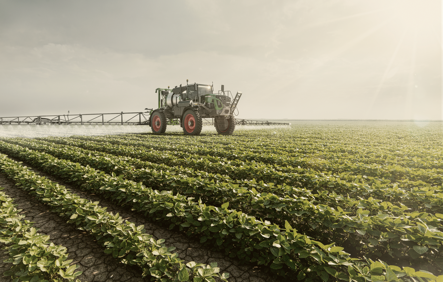 Rogator 937H Spraying Soy