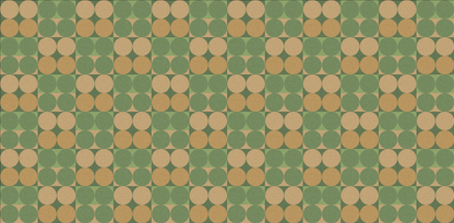 Geometric Crop Circles Mural