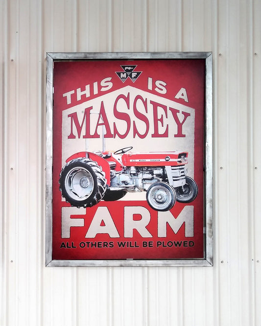 This Is A Massey Farm Metal Sign