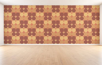 Geometric Crop Circles Mural