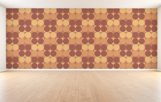 Geometric Crop Circles Mural