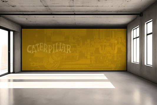 Caterpillar Drivetrain & Crawler Logo Wall