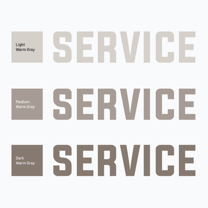 Service Dimensional Lettering