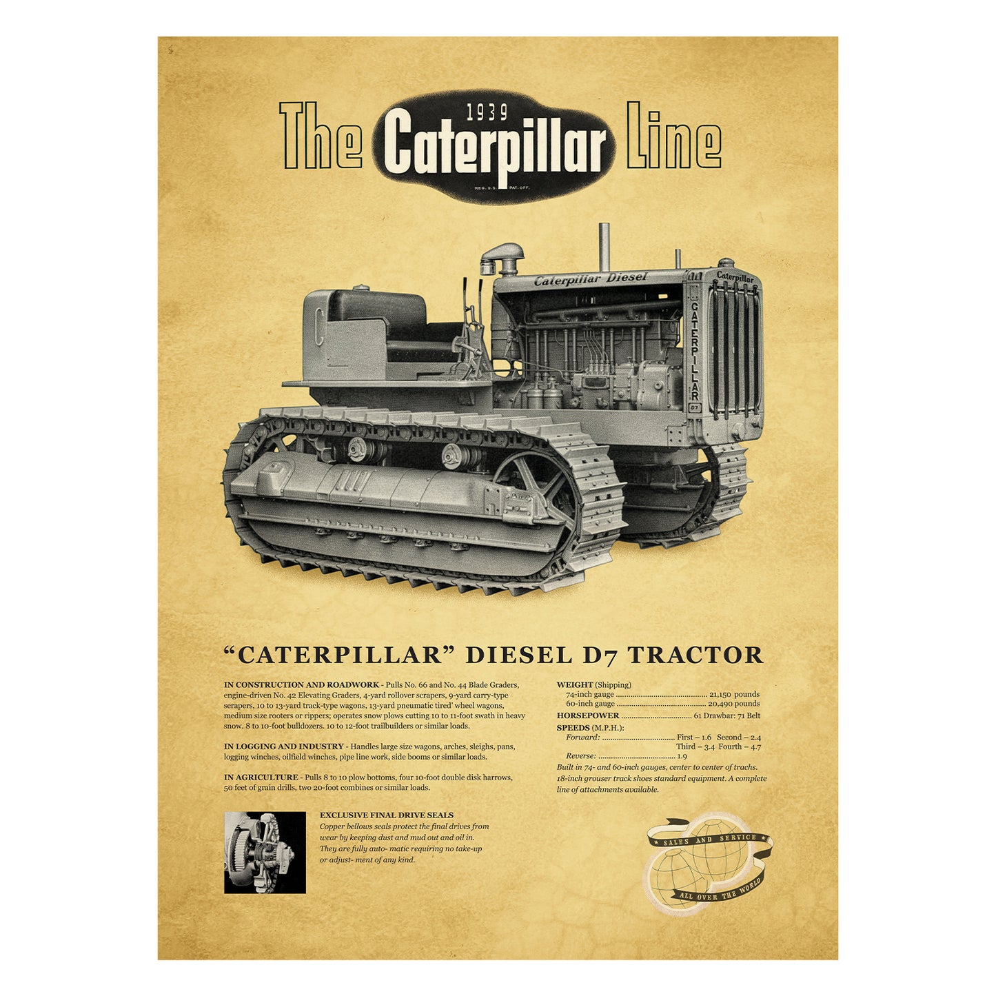 The Caterpillar Line - 1939 Collection