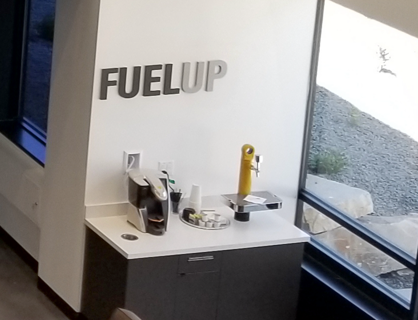 FUEL UP Lettering