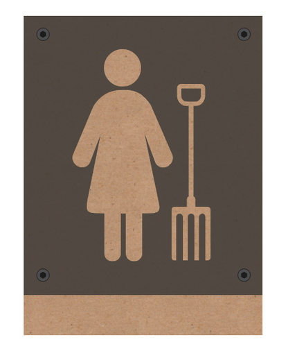 Farmer Restroom Placards